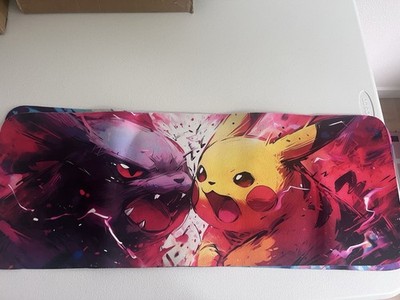Anime Multicolor Mouse Pad Desk Mat Pikachu vs Gengar vs Charizard Design