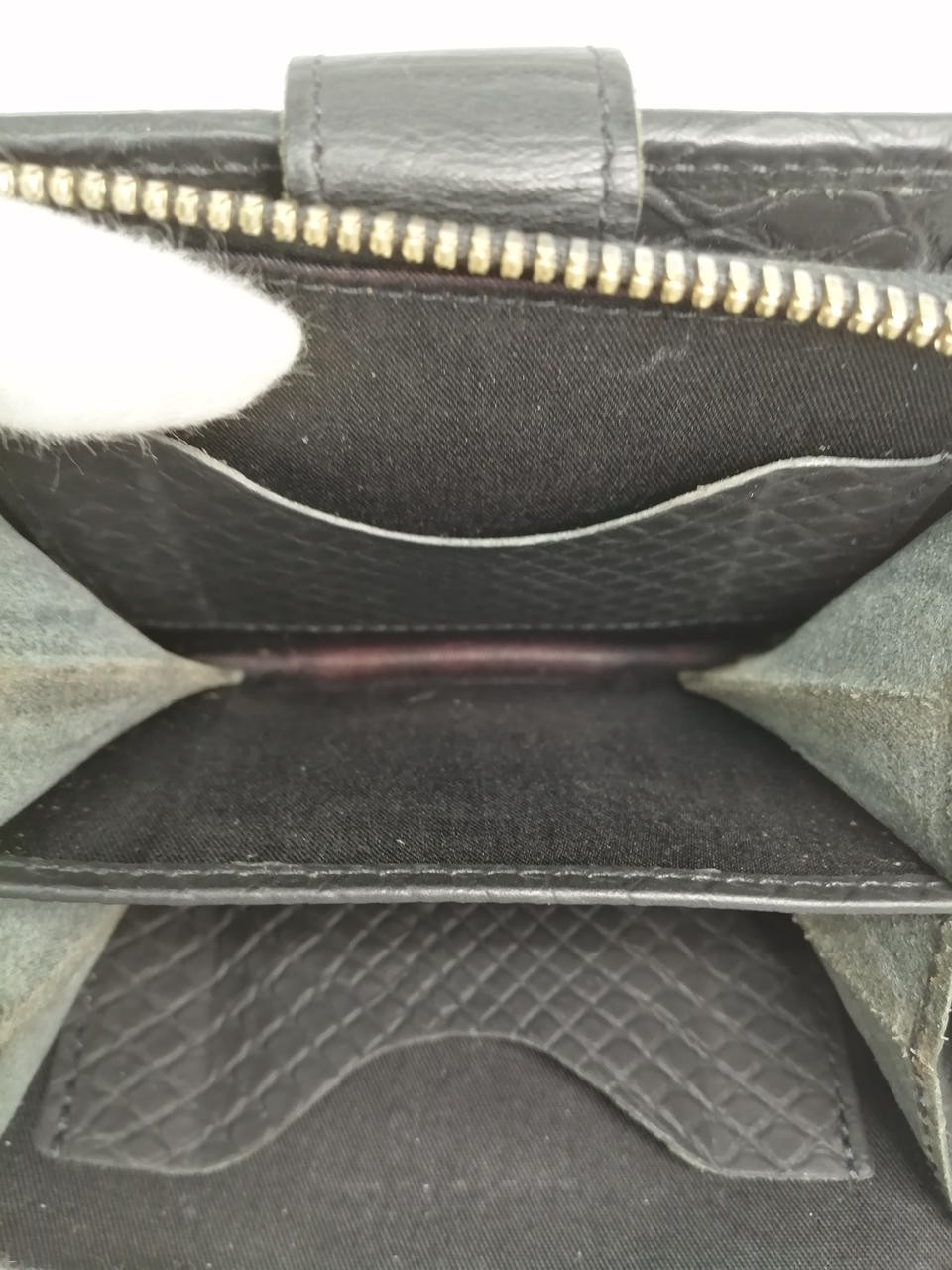 Python embossed two fold wallet Model 54222311041… - image 14