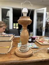 Handmade Lamp Quality Artisan Natural Decor 40cm high x20cm base