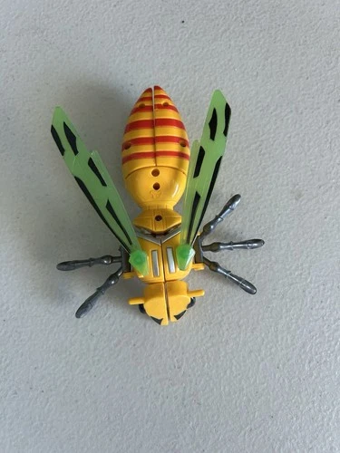 Vintage 80s LH V World Invading Insects Green Yellow Jacket Bee Figure KO As-Is