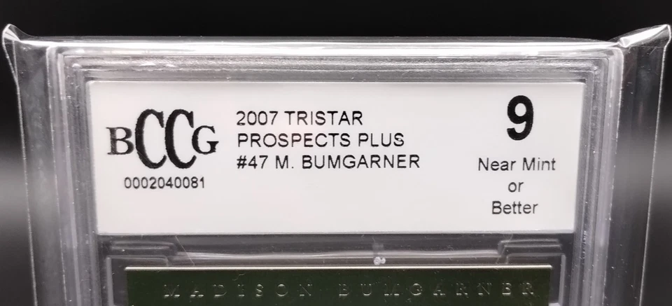 2007 TRISTAR Prospects Plus - #47 Madison Bumgarner (RC) - Image 2 of 3
