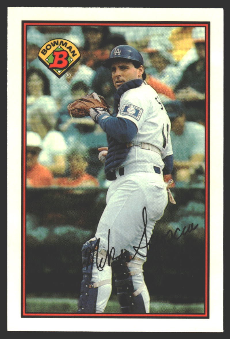 Mike Scioscia #342 1989 Bowman Collector's Edition (Tiffany) Los Angeles Dodgers