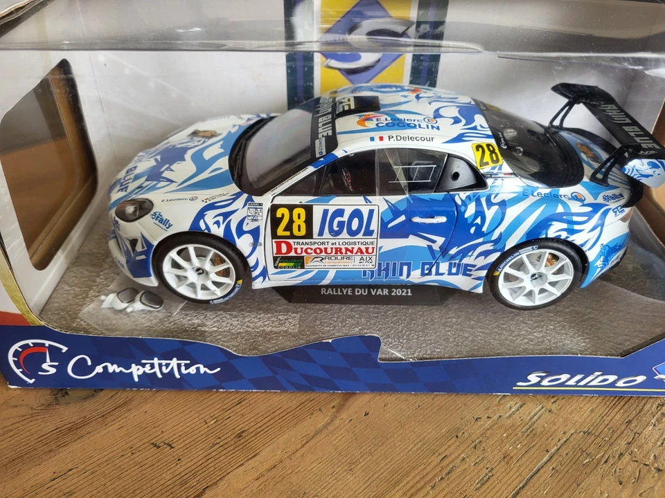 Renault A110 Alpine Rally (Night Version), #24 Rally Du Var 2021, SOLIDO 1:18