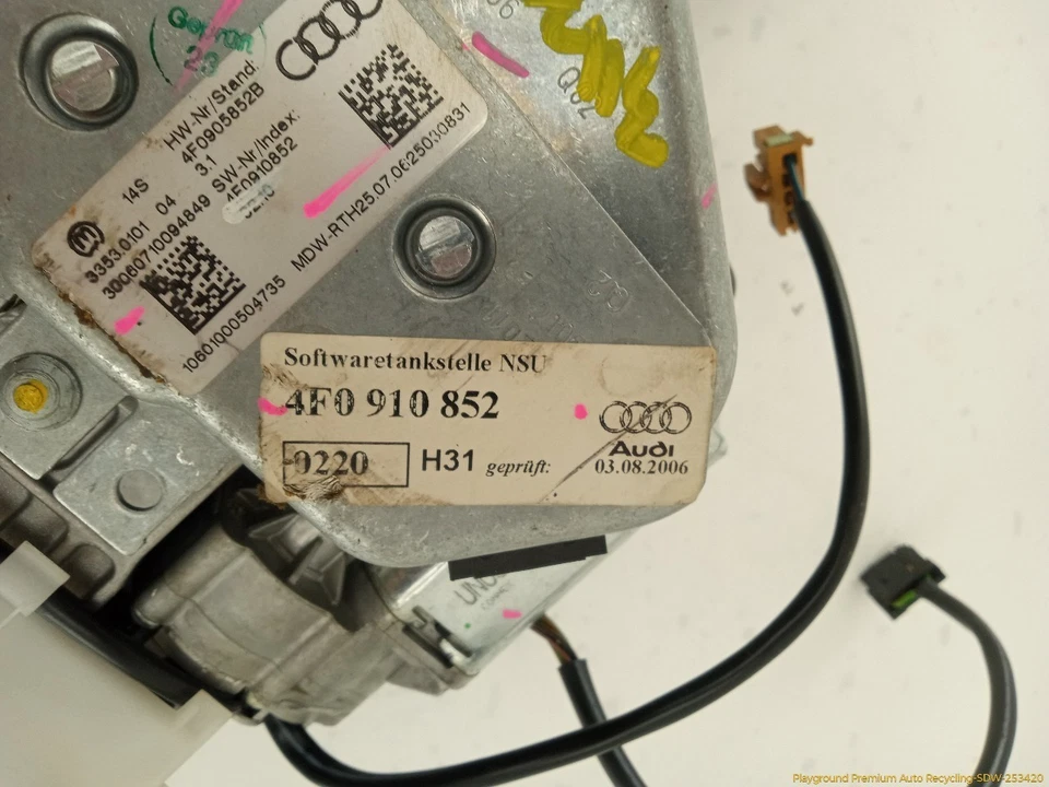 Audi A6 S6 C6 SEDAN Steering Column Floor Shift With Lock Module Fits 2006-2011 - Imagem 4 de 4