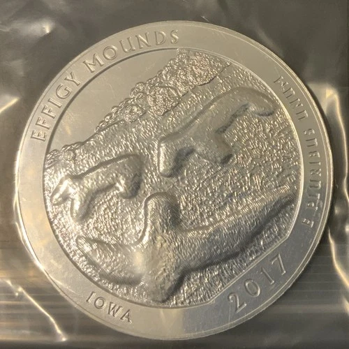 Photo of a 2017 America the Beautiful 5 oz Silver from an eBay listing that sold on Jul 17, 2026