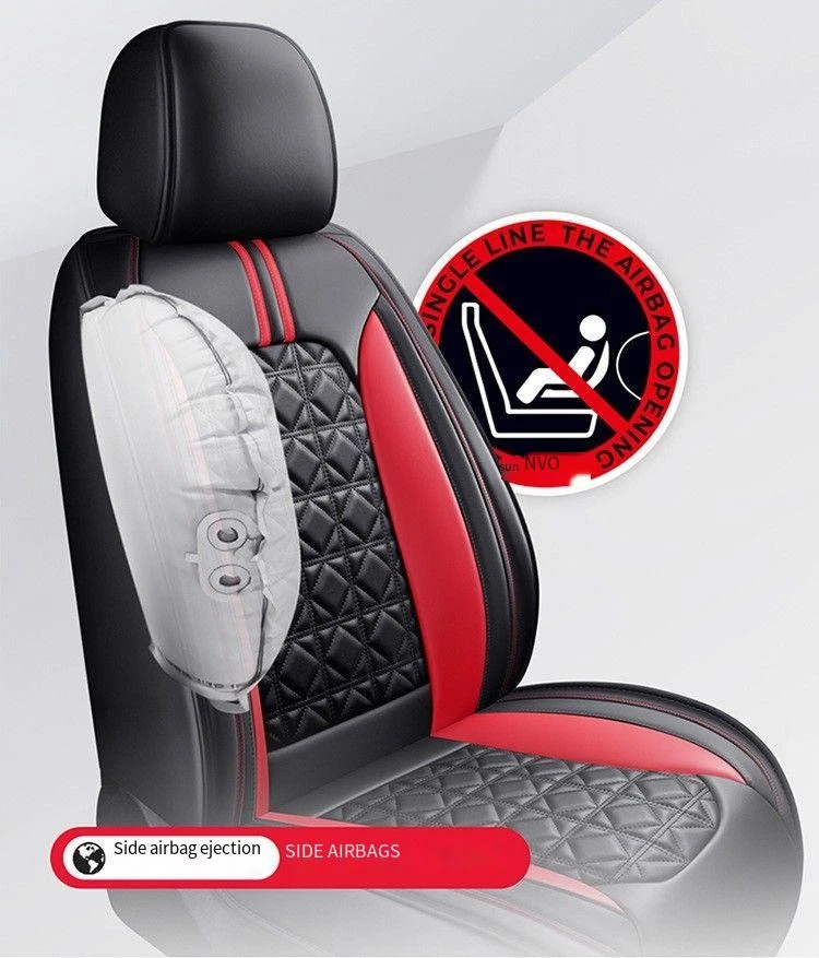 For Chevrolet Silverado GMC 1500 2500 3500HD Leather Car Seats Cover Protector Foto 4 de 4