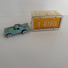 1977 Hotwheels 57 T-bird Teal With Original Case 1977 Hotwheels 57 T-bird Teal With Original Case