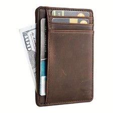 Slim-Designed 8-Slots RFID-Blocking Sturdy Card-Holding Slim 8 Slots RFID Wallet