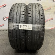 2x 165 65 R14 79T CONTINENTAL Tread 6.8/5.7mm, (E7713)Tested  Old Stock 2015/19