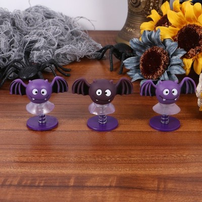 3pcs/set Halloween Fledermausform -Sauger -Springstil Small Toy Doll Bounce