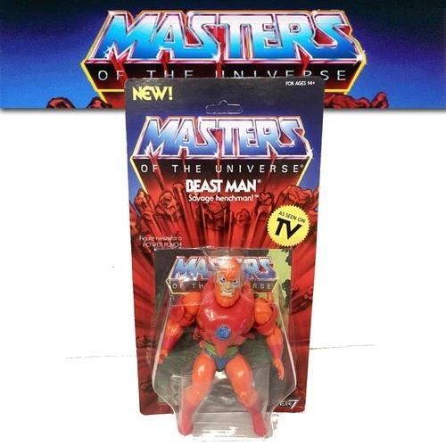 He-Man MOTU As seen on TV Beastman Filmation Style Mattel Super 7 vintage retro
