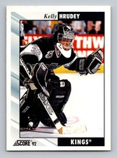 #155 1992-93 Score / Kelly Hrudey Los Angeles Kings