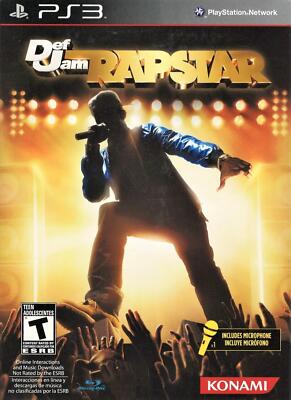 Def Jam Rapstar Bundle PS3 (Brand New Factory Sealed US Version) Playstation 3