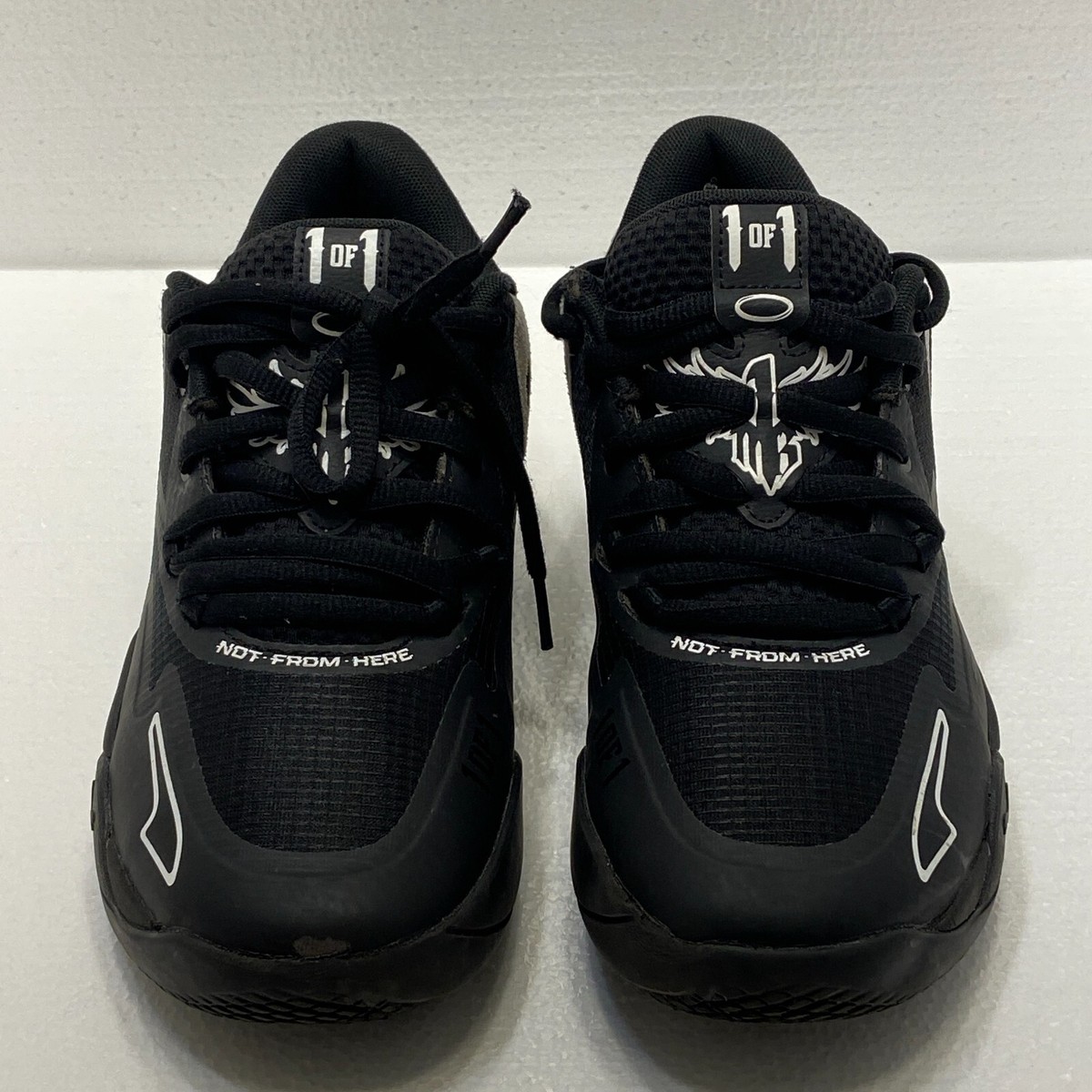 Puma LaMelo Ball MB.01 Basketball Shoes Black White Team 