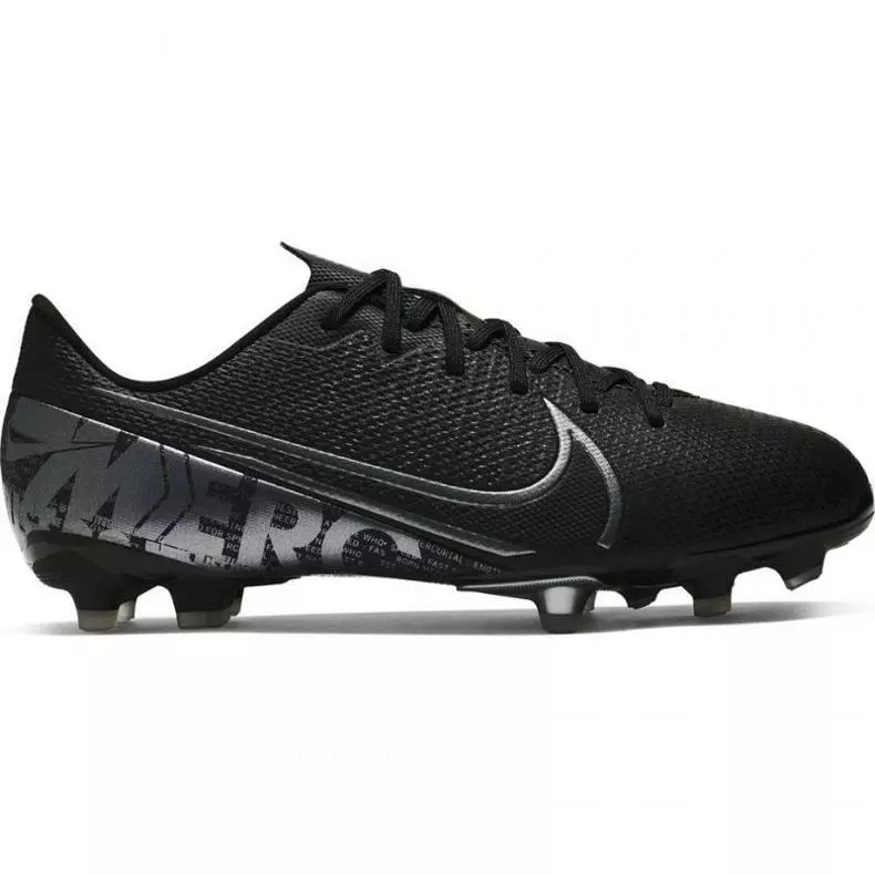 Black sales football trainers