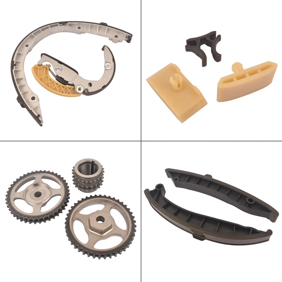 For Porsche Cayenne Panamera Macan S 3.0L 3.6L Timing Chain Tensioner Guides Kit - Image 2 of 3