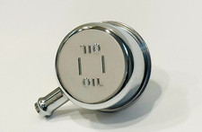 Oil Breather Cap Chrome Finish