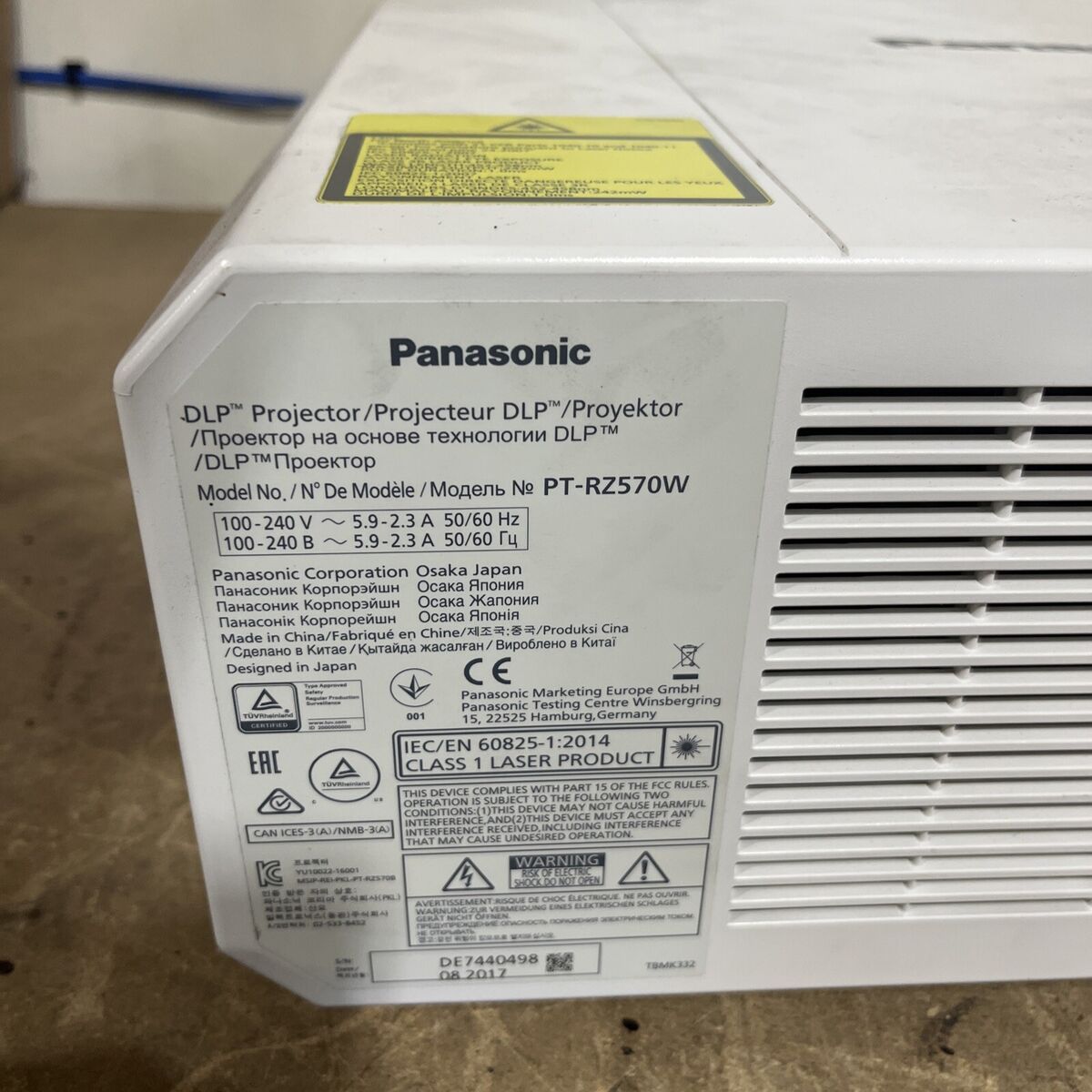 Panasonic PT-RZ570 RZ570 WUXGA | eBay Panasonic PT-RZ570 RZ570 WUXGA | eBay