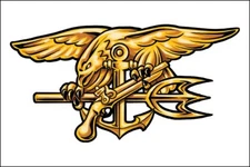 Navy Seals Temporary Tattoo, pack of 4, Made in the USA