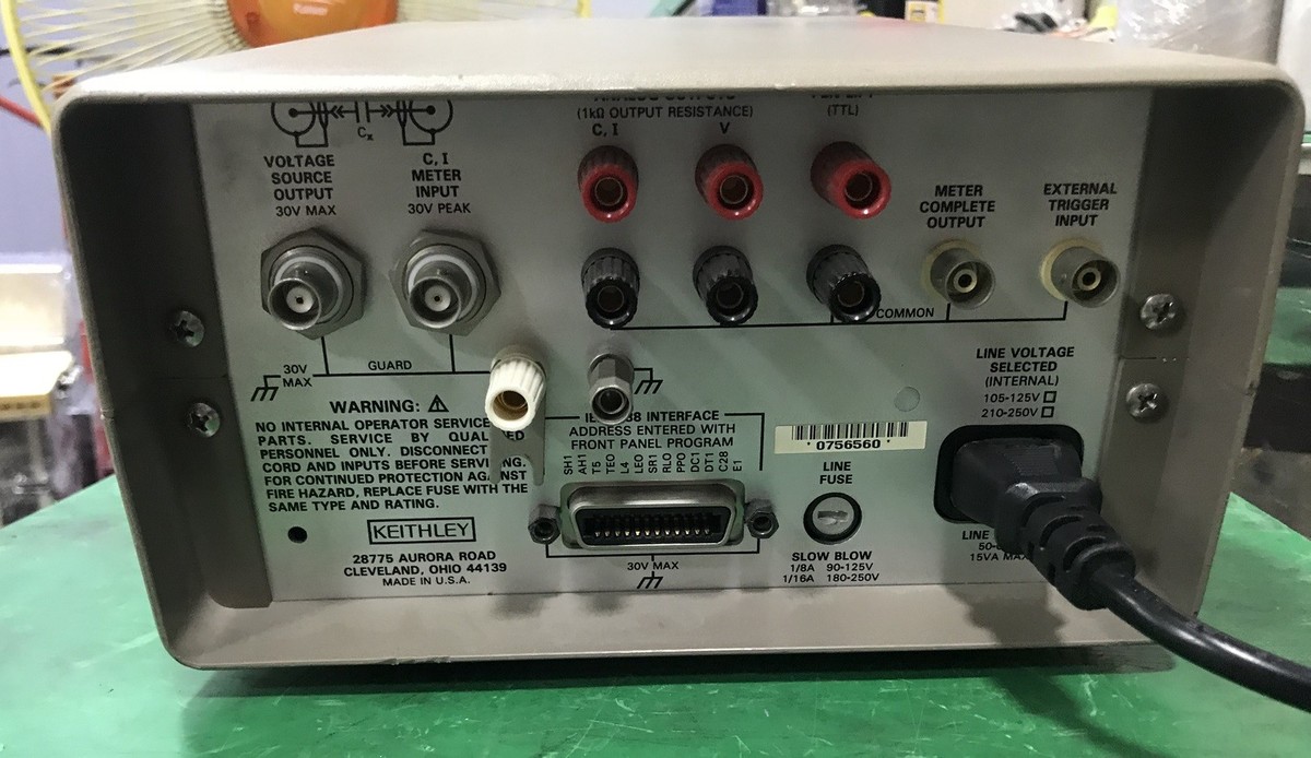 KEITHLEY ケースレー QUASISTATIC CV METER 595 KEITHLEY 595 QUASISTATIC CV METER | eBay