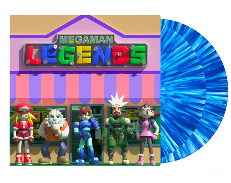 Мега человек Легенды саундтрек синий брызги двойная Виниловая пластинка новая