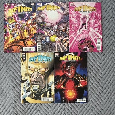 Infinity Countdown #1-5 Komplettset Lot Marvel Comics 2018 Volllauf 2 3 4