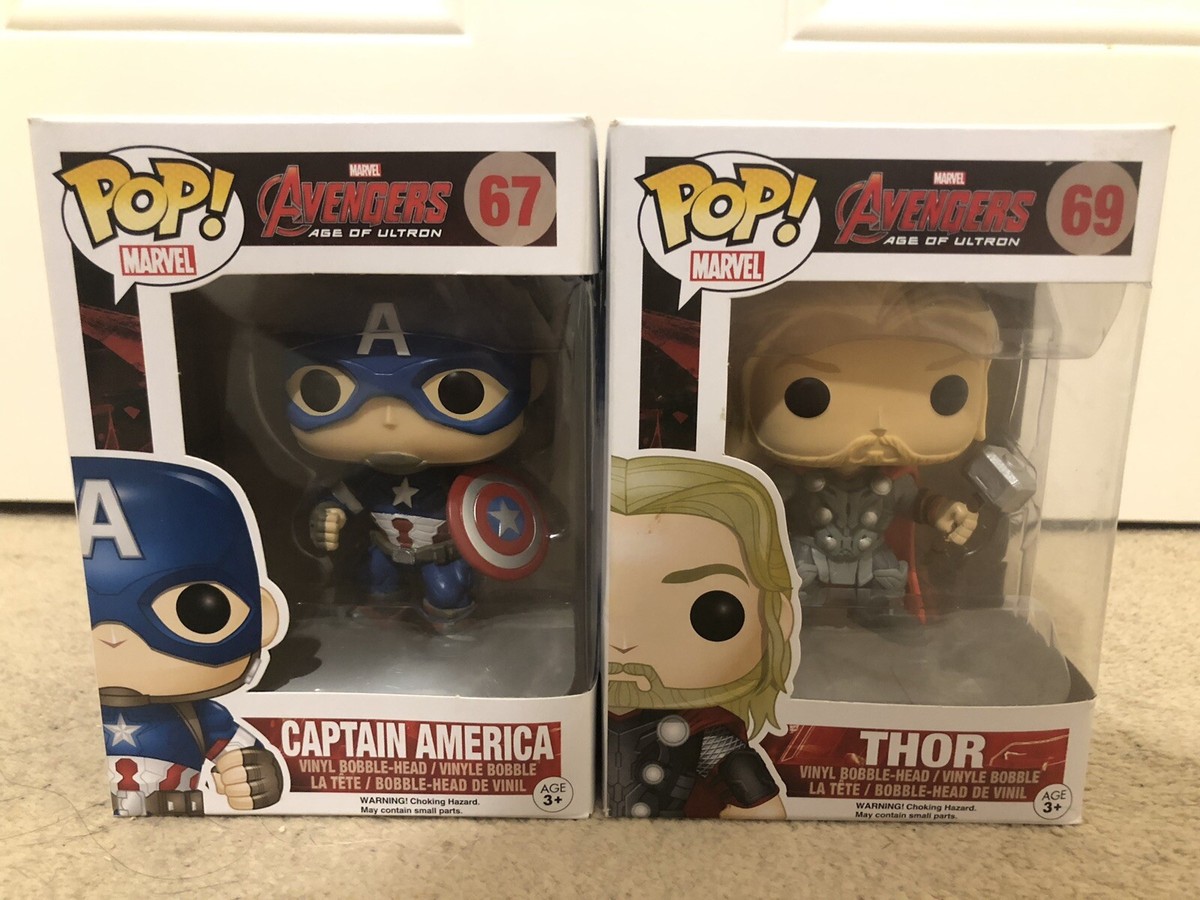 Funko Pop! Marvel Avengers Age of Ultron Thor & Captain America