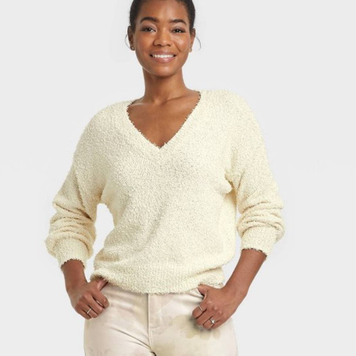 V Neck Pullover Sweater | eBay