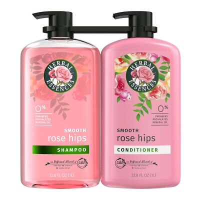 Herbal Essences Smooth Rose Hips Shampoo and Conditioner, 2 pk./33.8 oz.