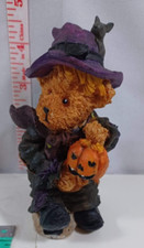 teddy bear witch with pumpkin really cute