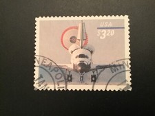 ICOLLECTZONE US 3261 Priority Mail Space Shuttle VF used 