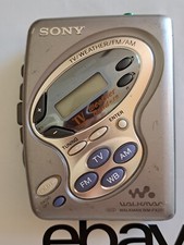 Vintage Sony WM-FX281 Walkman Cassette Player AM FM TV WB for Parts or Repair