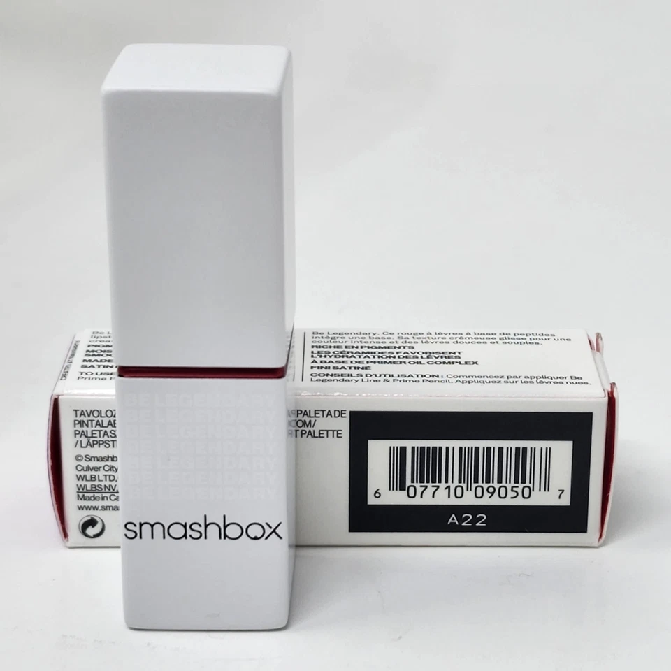 Smashbox  Some Nerve Be Legendary Prime & Plush Lipstick Full Size Purple - Image 4 of 4