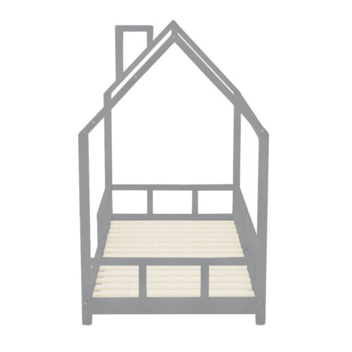 Kid House Bed Frame Single Bed Solid Wood Treehouse Toddler Child Floor Bedframe - Picture 4 of 6