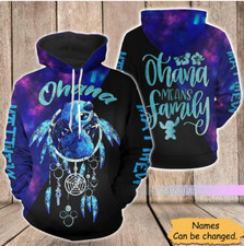 Stitch 3D HOODIE The Mother Day Gift US Size Christmas Gift Halloween Gift