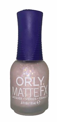 NEW!!!  ORLY MATTE FX ( PINK FLAKIE TOPCOAT ) 20813 NAIL LACQUER / POLISH 0.6 OZ