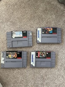 Super Nintendo Entertainment System SNES Console, One Controller 5 Games