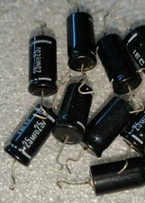 NOS - 25uF/25mfd 25v Electrolytic Axial Lead Capacitor (qty discounts)