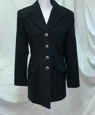 Vintage Gantos Jacket wool size 6 excellent condition Silver color buttons