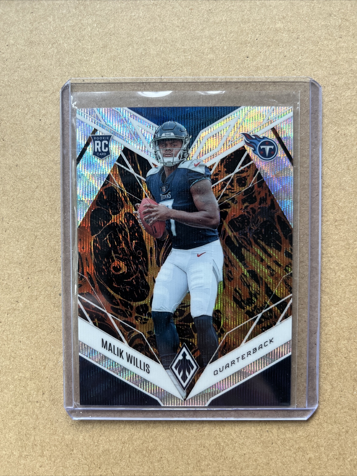 2022 Phoenix MALIK WILLIS Rookie RC #103 Lava Wave Parallel 26/175 Titans