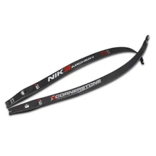 NIKA ARCHERY C1 Recurve Bow Limbs with Carbon Fiber Limb Draw Weight 18 to 46 lb