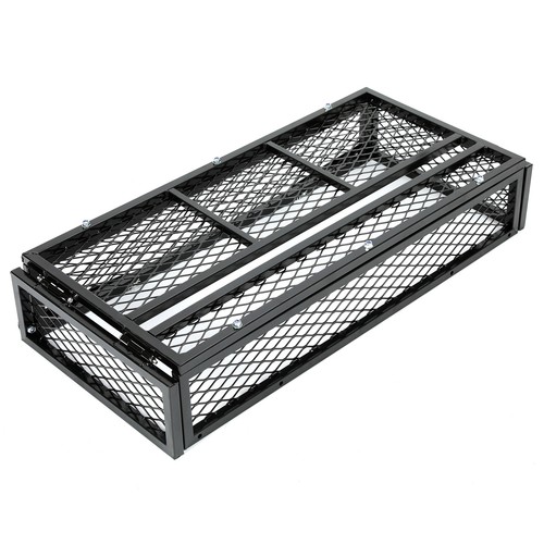 Universal For ATV Front&Rear Drop Cargo Basket Rack Storage Carrier Hauler 2 PCS - Picture 11 of 21