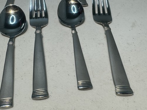 Wallace 18/10 Stainless-Steel Fork Spoon Flatware 48-Piece - Picture 11 of 17