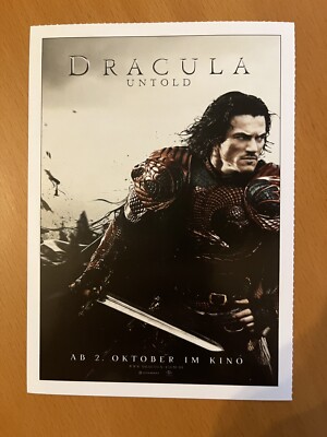 Dracula Untold - Filmkarte Filmplakatkarte Cinema - Luke Evans Dominic Cooper