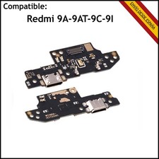 PLACA CONECTOR DE CARGA USB PARA XIAOMI REDMI 9A  ANTENA MICROFONO PUERTO MODULO