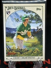 2023 Topps X Bob Ross Joy of Baseball JJ BLEDAY Oakland Athletics RC #22