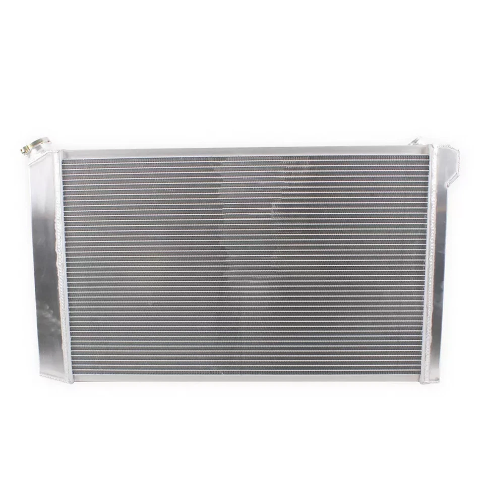 Radiador de aluminio de 2 filas apto para Chevrolet Corvette C3 1973-1976 74,75 5,7 L y 7,4 L V8 Foto 4 de 4