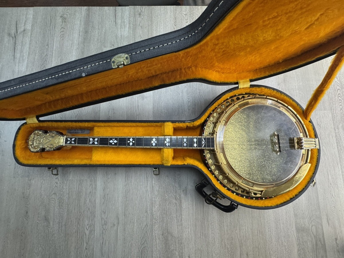 Gibsonバンジョー Rare 1929 Gibson PT-9 Fretboard 1970s Florentine Peghead