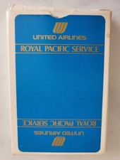 Vintage UNITED AIRLINES ROYAL PACIFIC SERVICE PLAYING CARDS