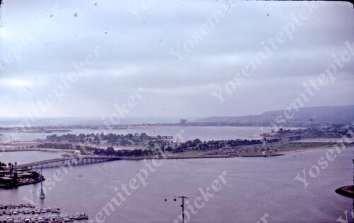 Sl44 1970 diapositiva original San Diego bahía vista de pájaros 530a - Imagen 1 de 1